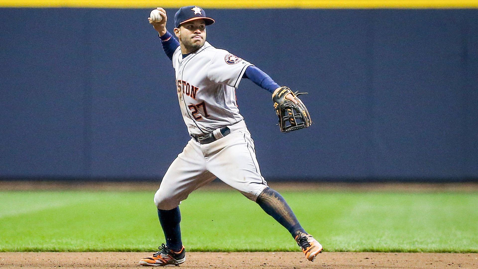 Astros' Jose Altuve voted Sporting News MLB Player of the Year for.
