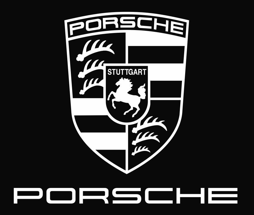 Porsche Logo Black And White Picture. Cool Car Wallpaper. black