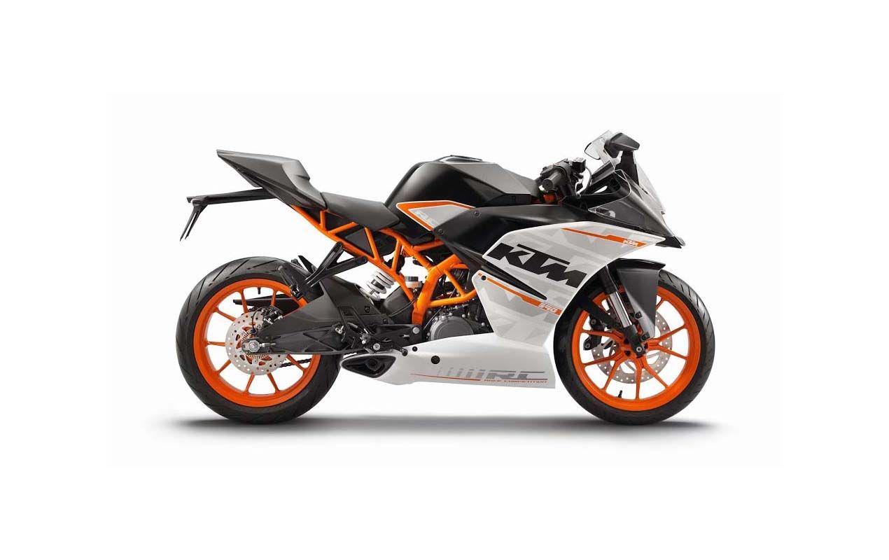 First Photo of the KTM RC125 & KTM RC200 & Rubber