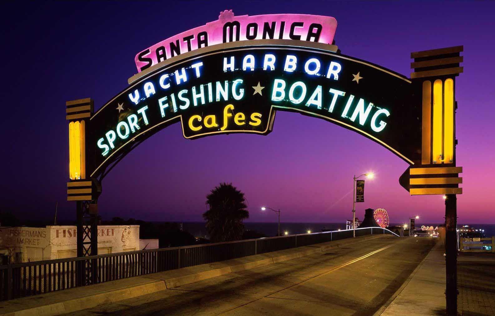 Other: Santa Monica Pier California Boardwalk Los Angeles Full HD