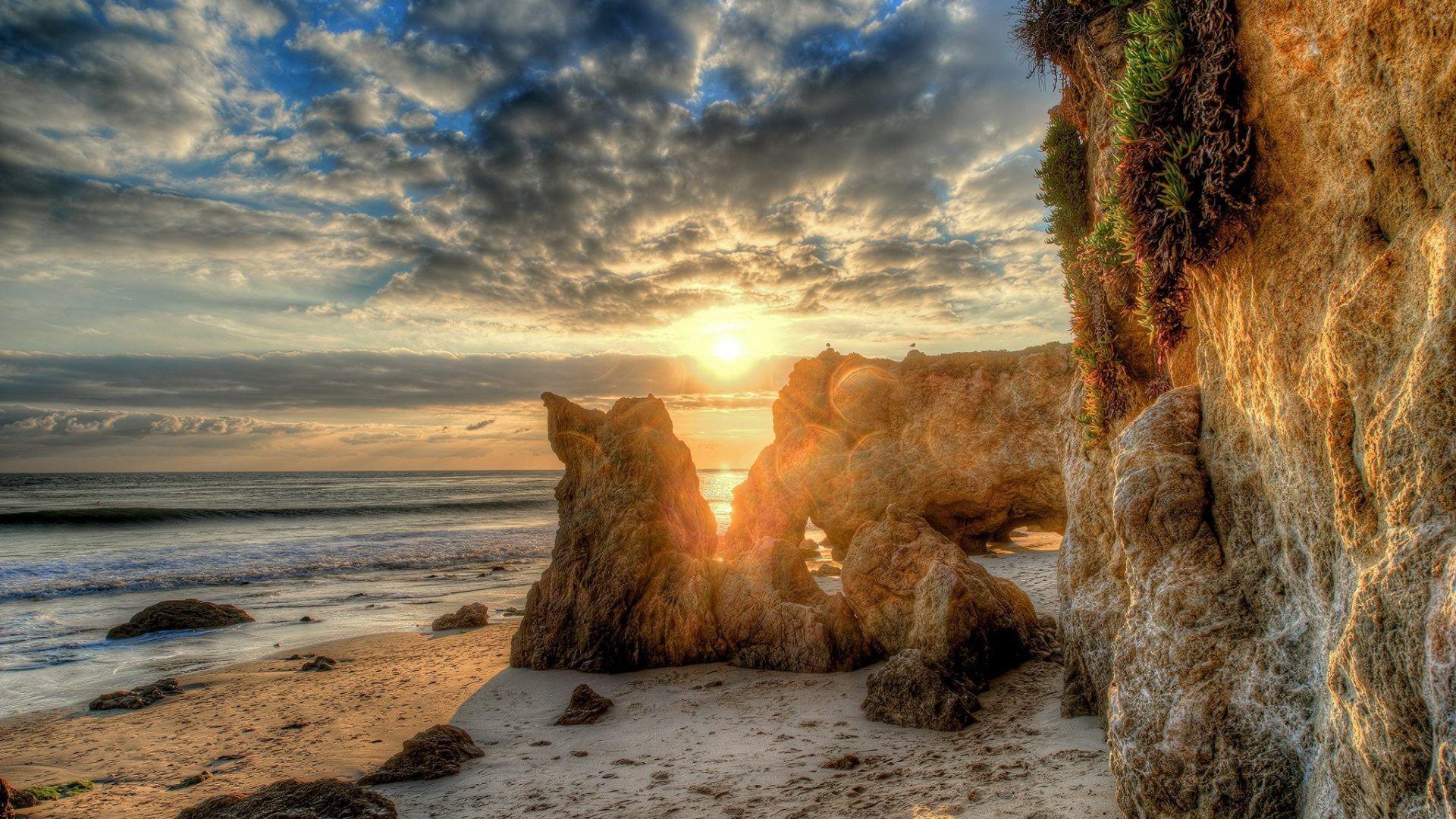 Discover Tag wallpaper: Mountains Studio Los Night Monica Sunset