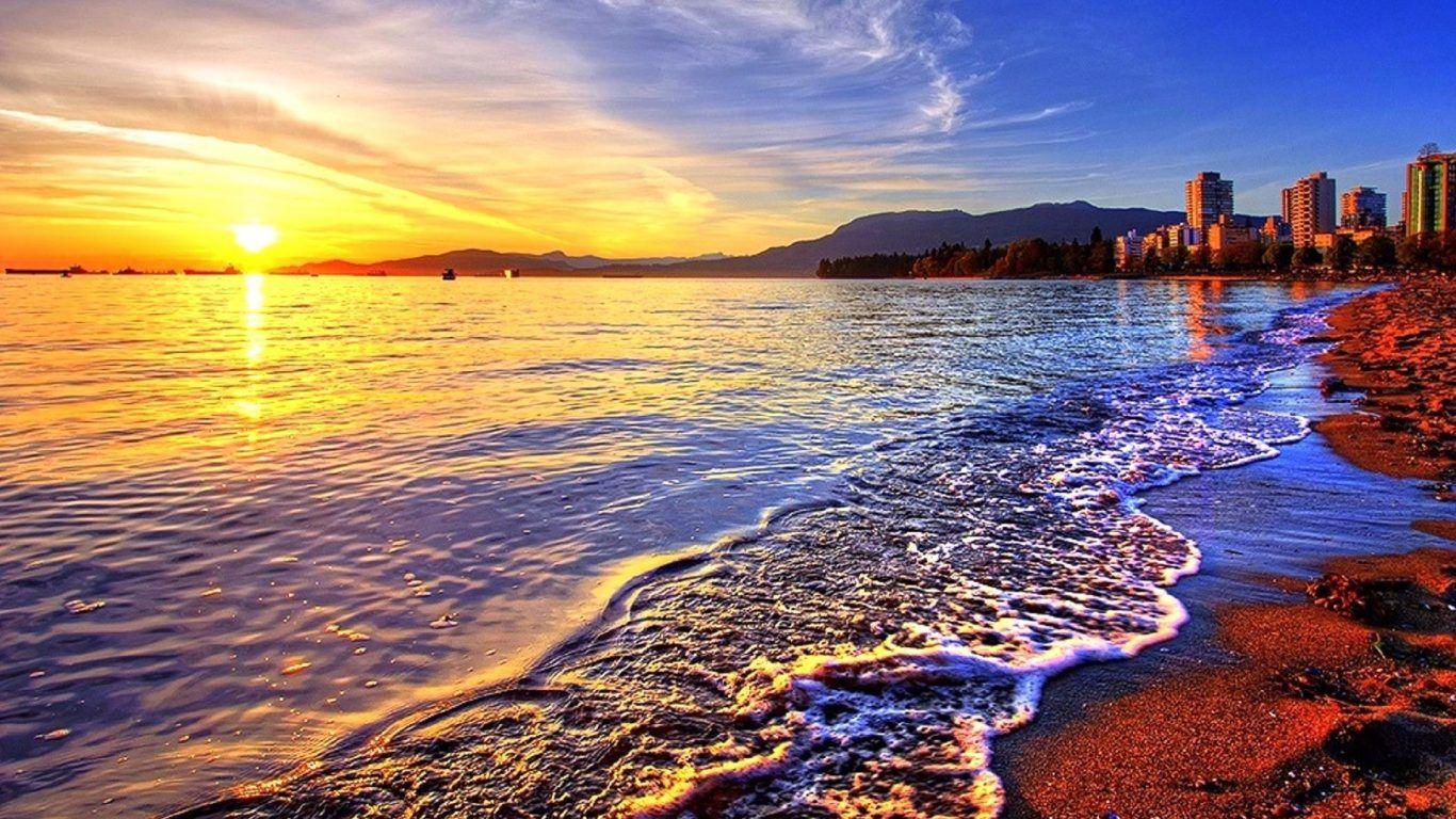 Oceans: Pier Santa Monica Colorful Oceans California Water Nature