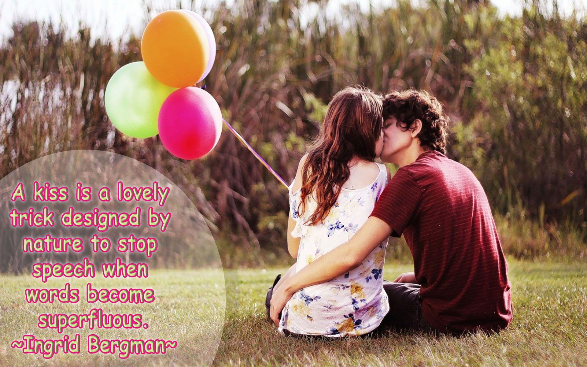 Love Quotes Wallpaper -Romantic Couple Image with Quotes