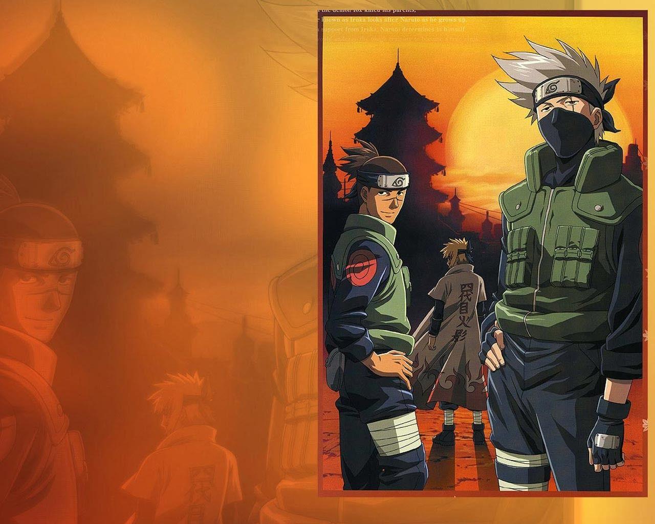 Naruto Iruka Umino Kakashi Hatake #2K #wallpaper #hdwallpaper