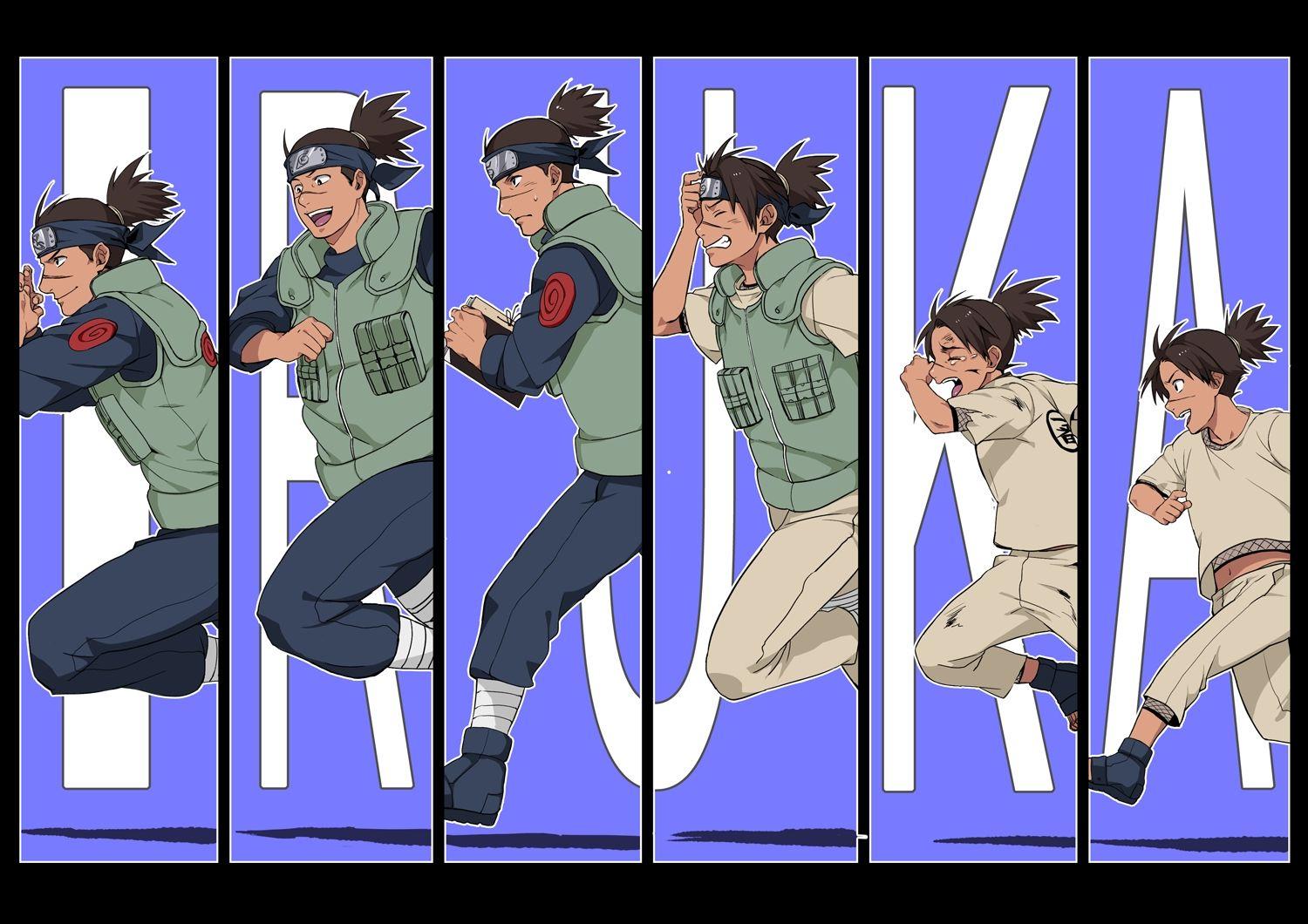 iruka umino hair down