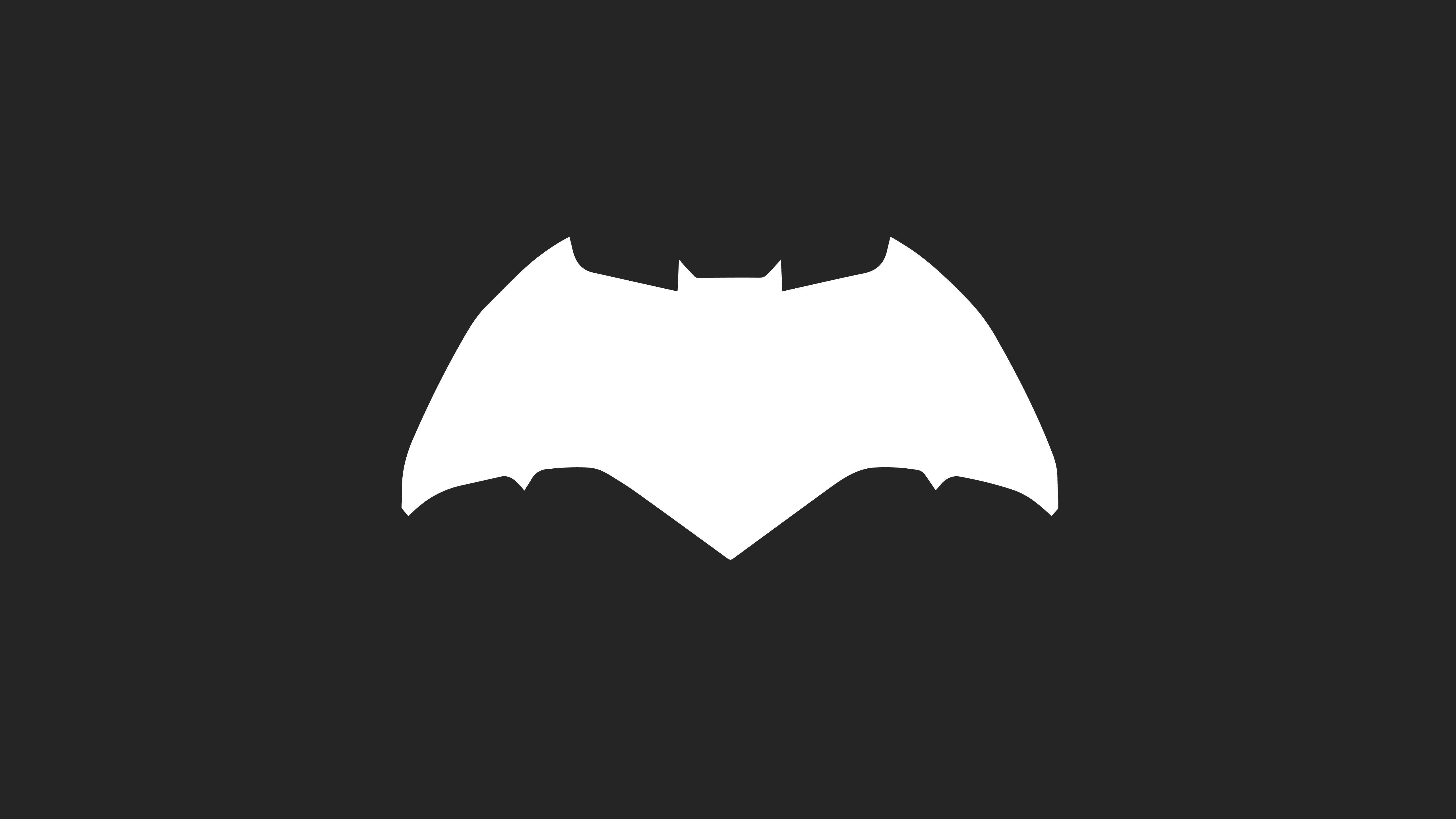 Download Batman Logo Minimalism HD 4k Wallpaper In 2048x1152