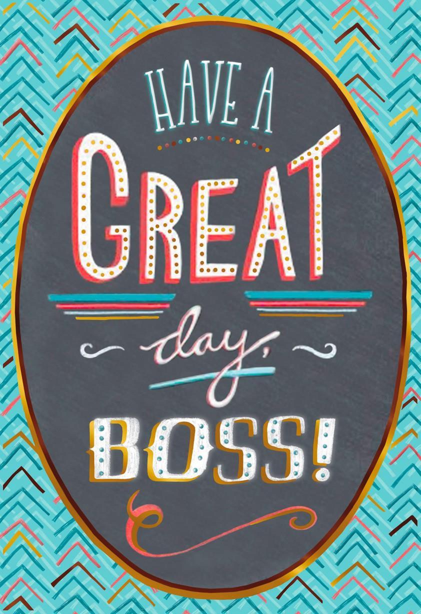 Boss Day Printable Card