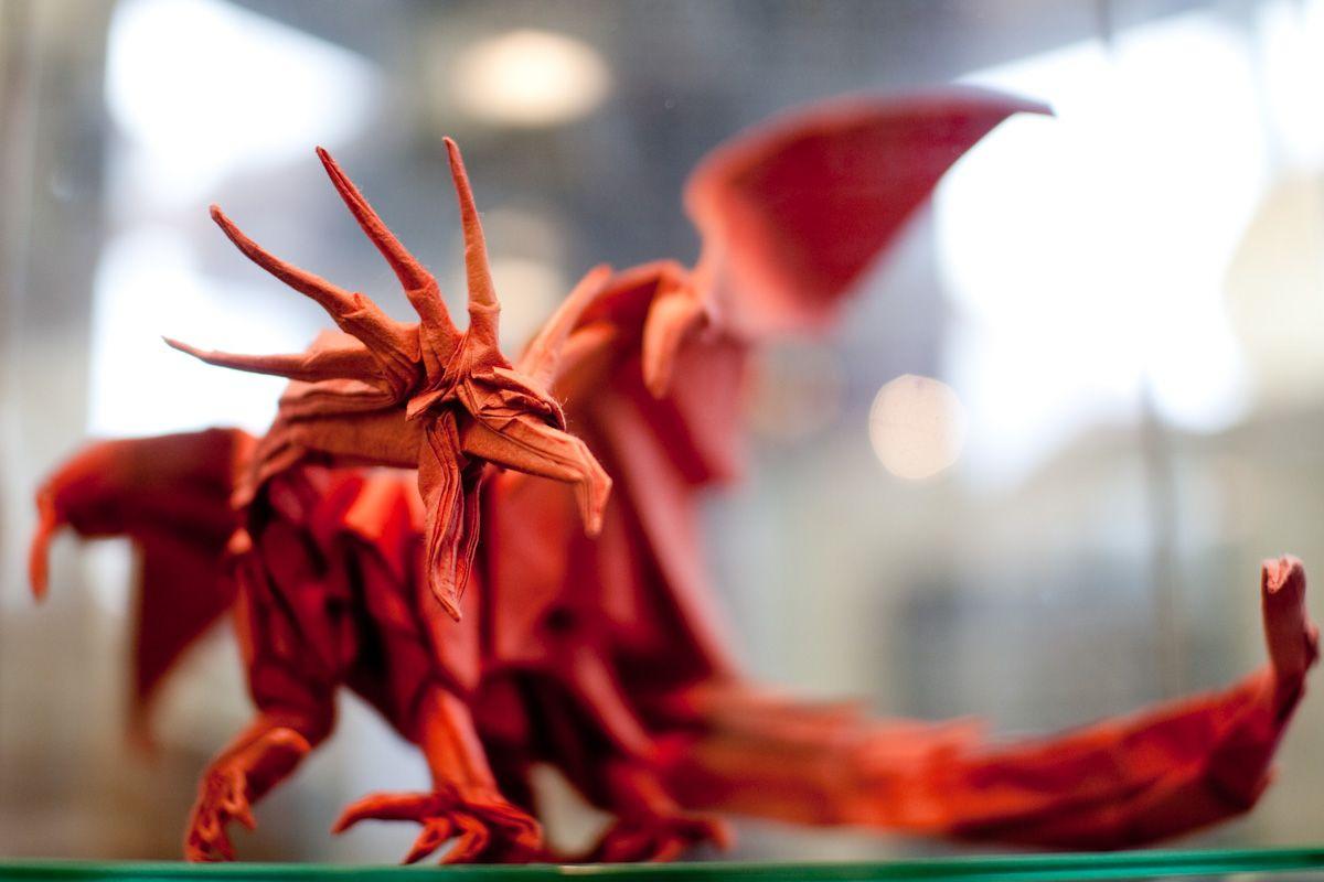 OMG wow. Brilliant. Origami dragon, High quality