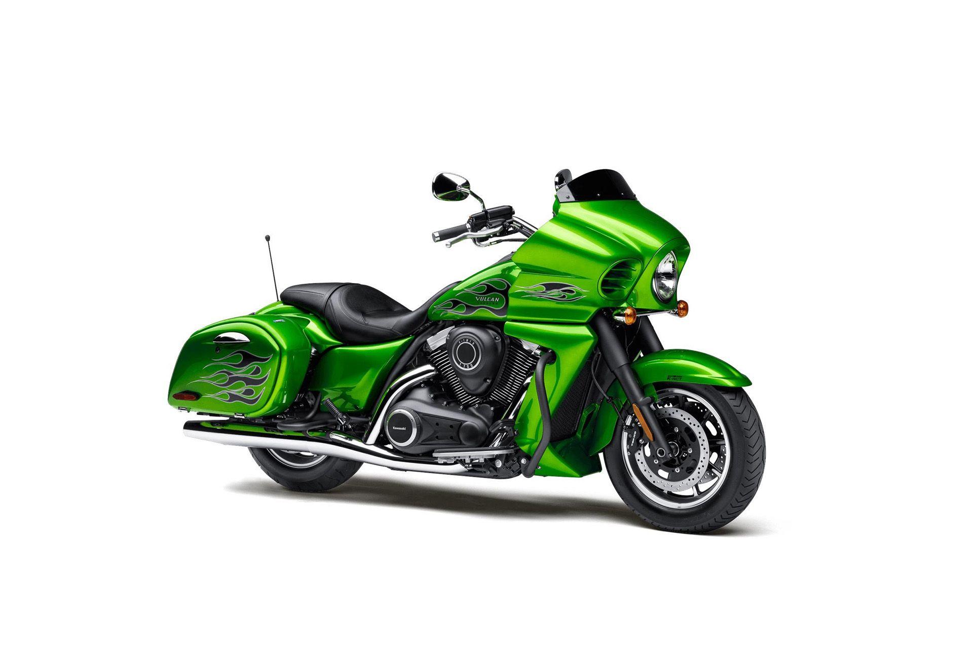 Kawasaki Vulcan S Green Wallpaper