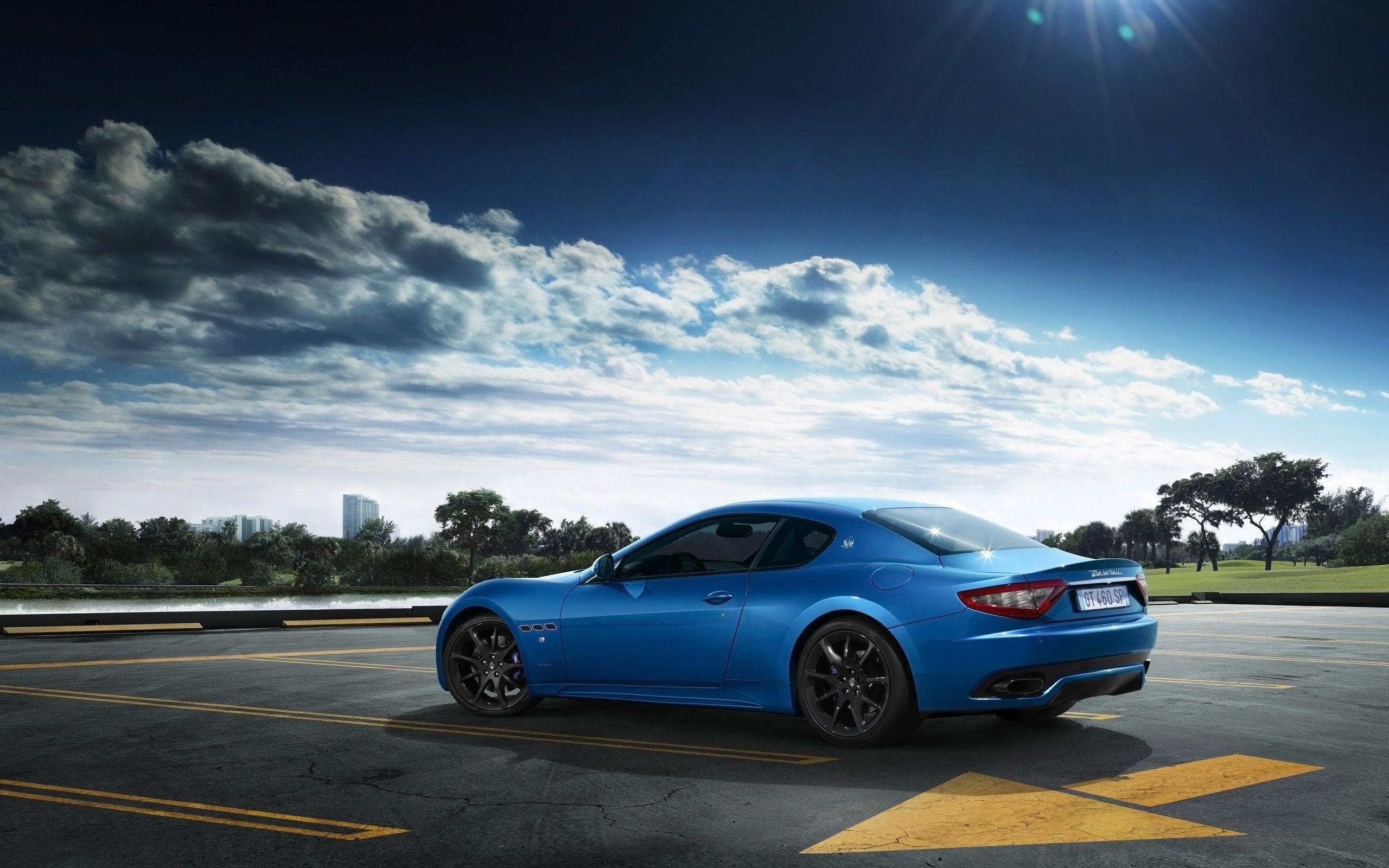 Maserati GranTurismo Sport Blue Wallpaper. HD Car Wallpaper