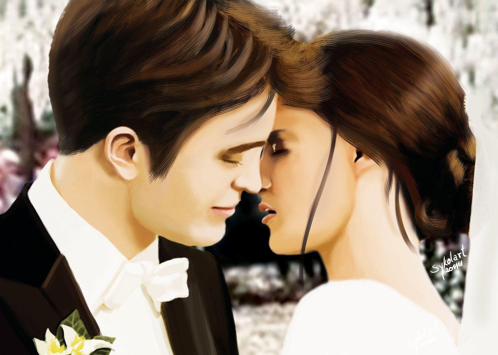 Twilight Edward and Bella love Wallpaper and Background