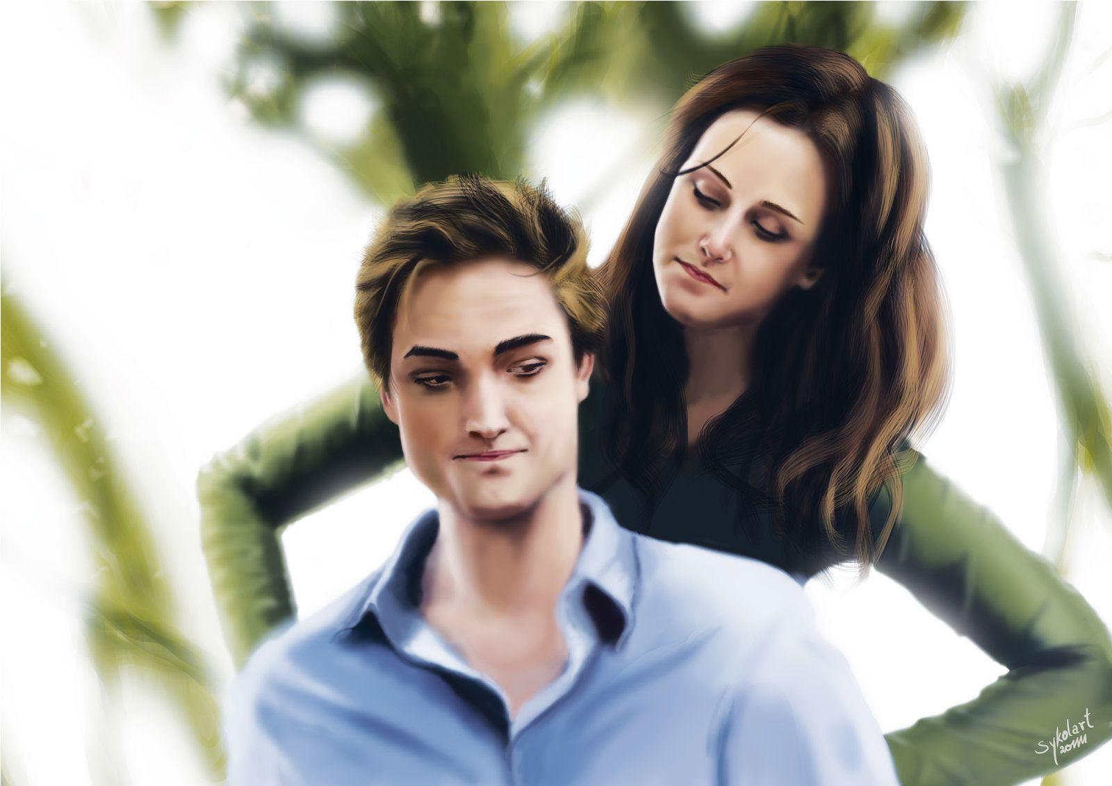 Twilight Edward and Bella love Wallpaper