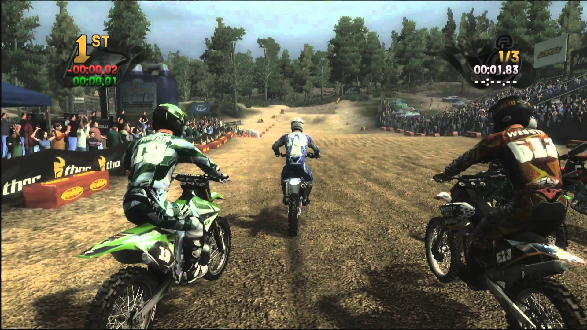 MX Vs ATV Reflex PC Gameplay Motocross National Races