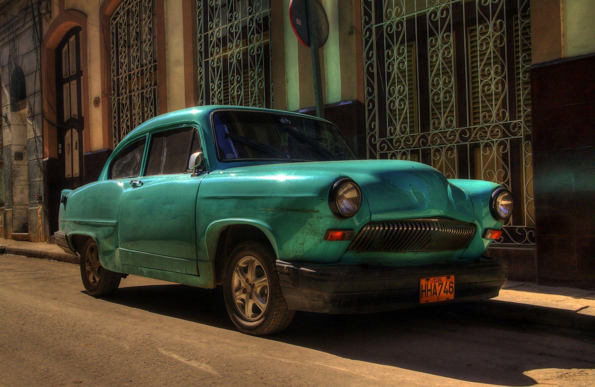vehicles retro street cuba havana HD wallpaper