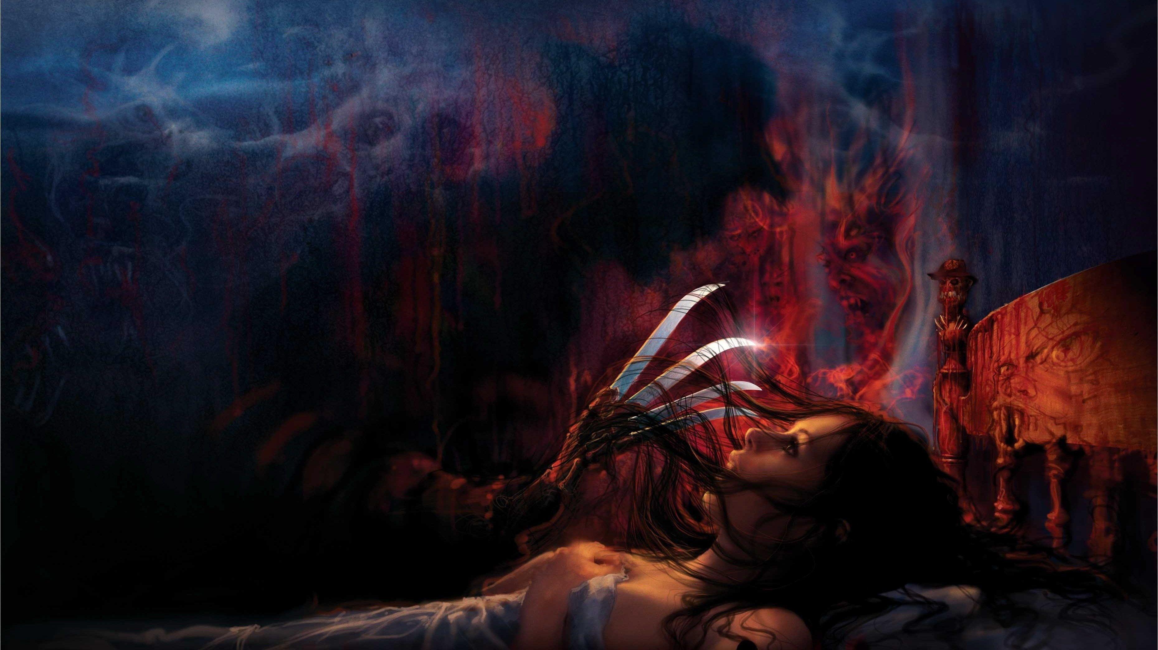 a nightmare on elm street wallpaper HD background image