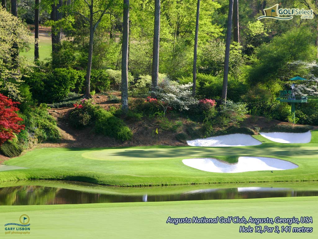 The Masters Hole 12 Golden Bell