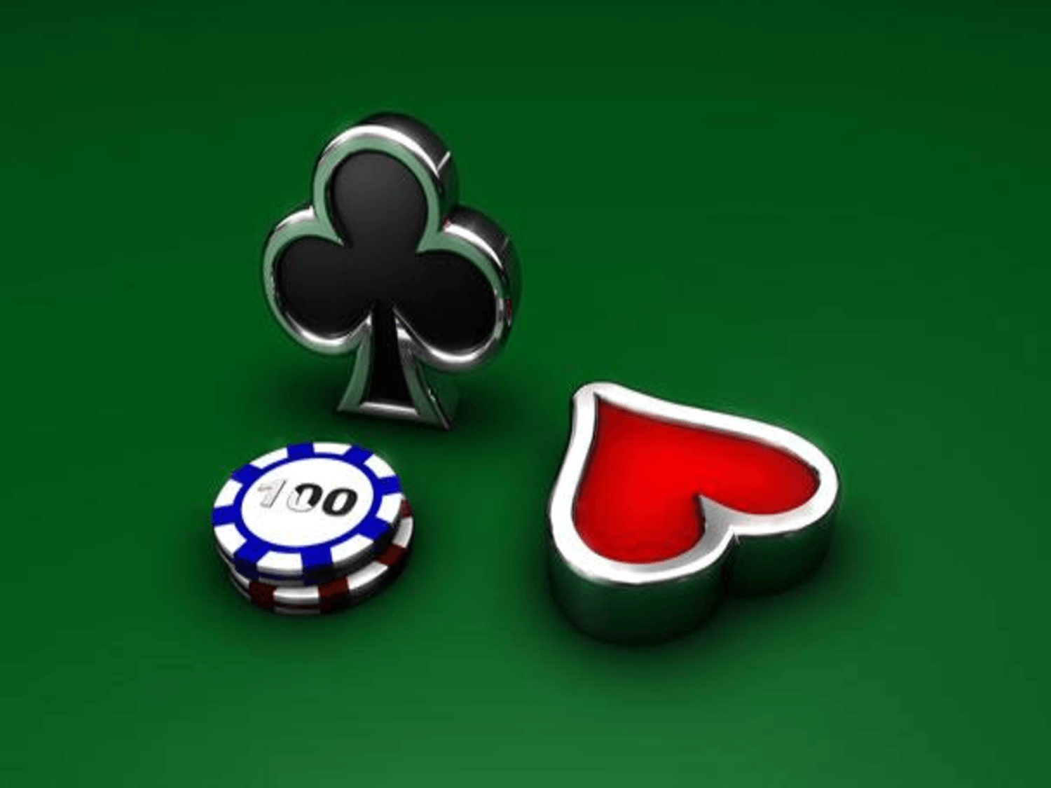 Free Poker Gambling Casino Theme Background For PowerPoint