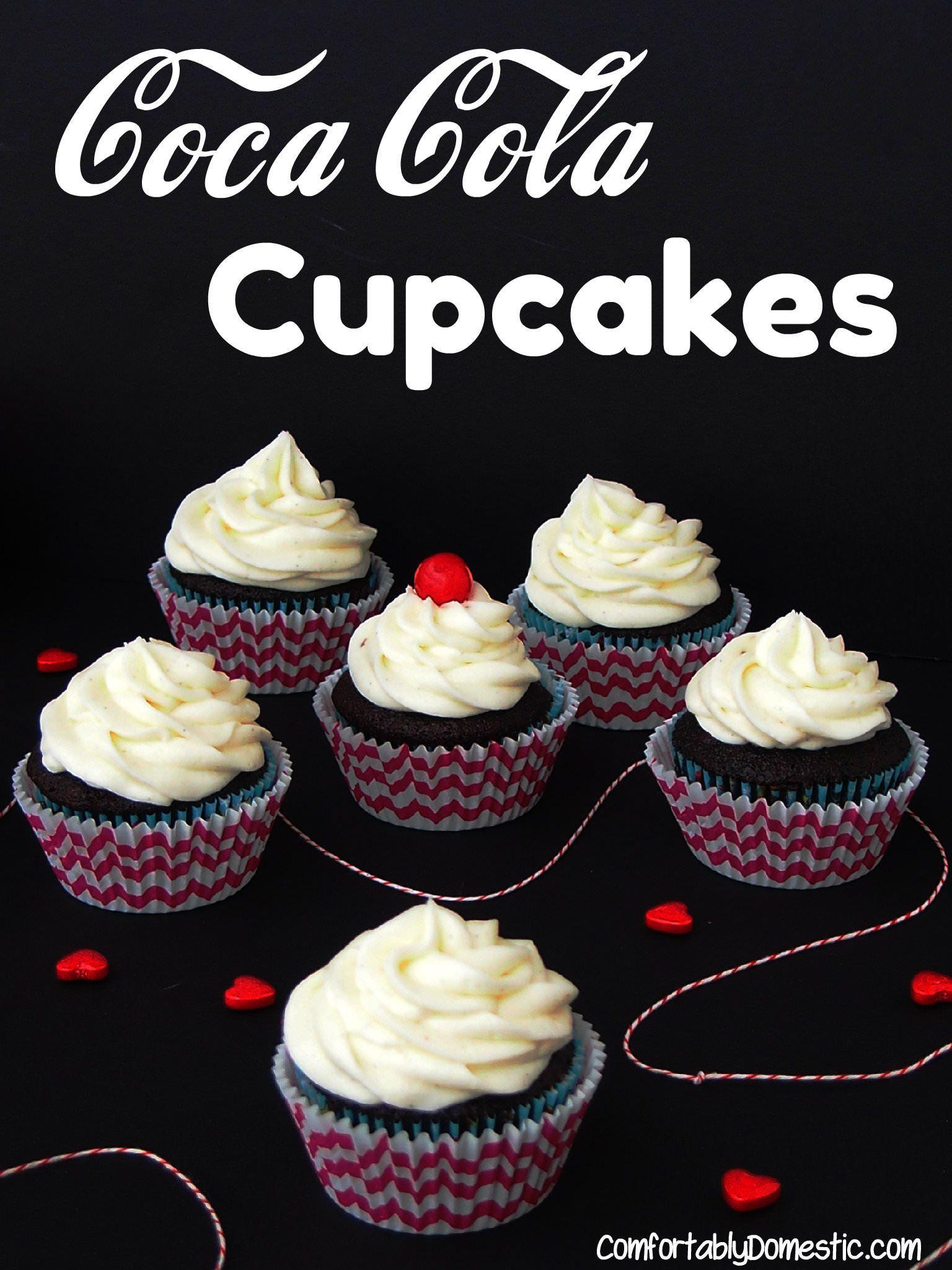Coca Cola Cupcakes {Scratch Baking Recipe}