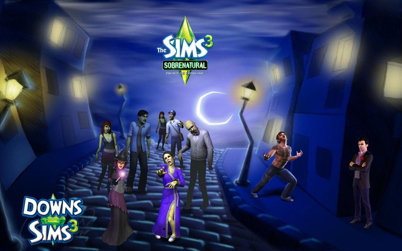 sims 3 supernatural custom world