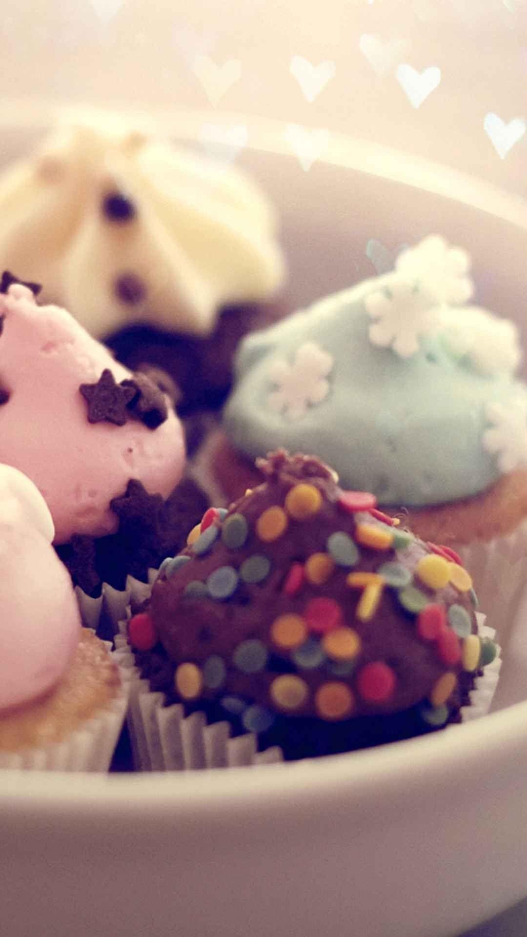 Mint Chocolate Cupcake Desert iPhone 6 Plus HD Wallpaper