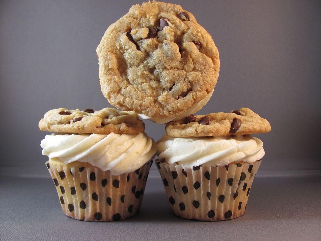chocolate chip cupcakes to wish you a Happy National Chocolate