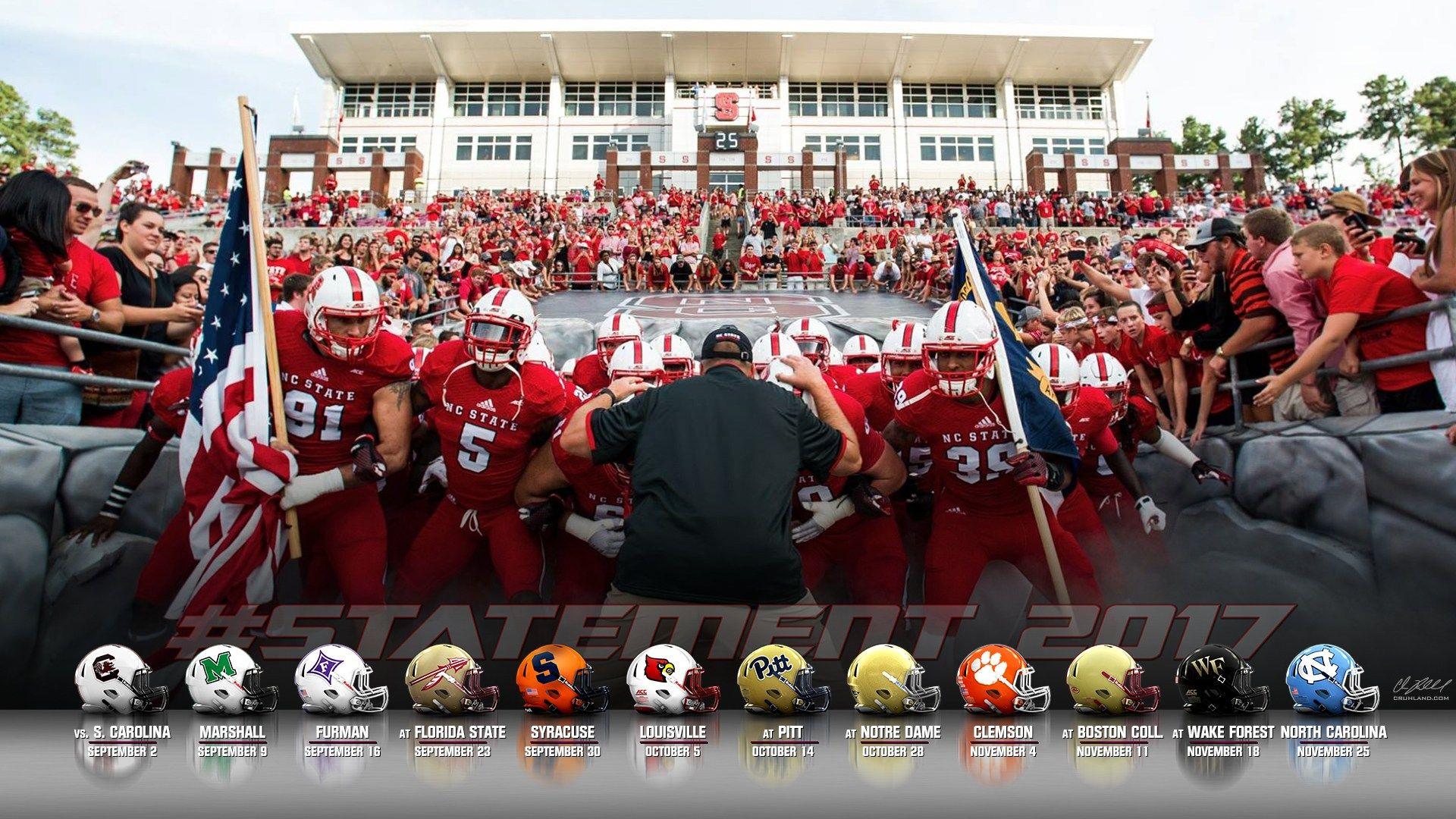 2022 NC State Football Schedule iPhone  Desktop Backgrounds