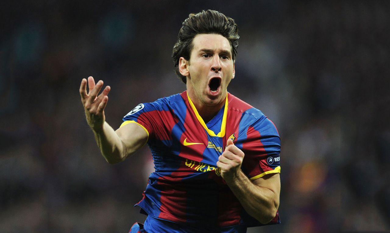 Messi Celebrating 2 Wallpaper: Players, Teams, Leagues Wallpaper