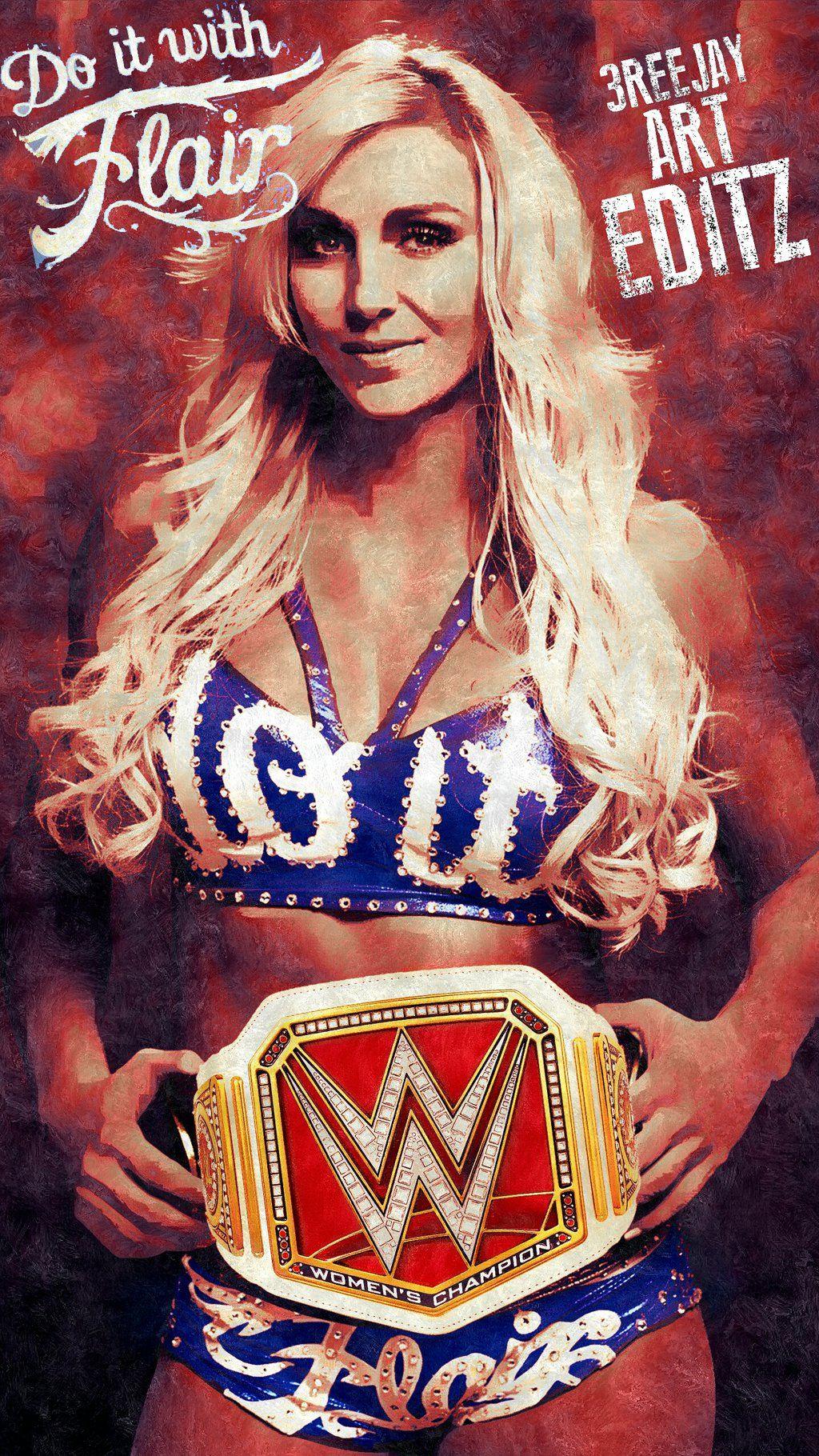 Road to WrestleMania 34 Asuka vs Charlotte Flair SmackDown Womens  Championship poster  wallpaper  Kupy Wrestling Wallpapers