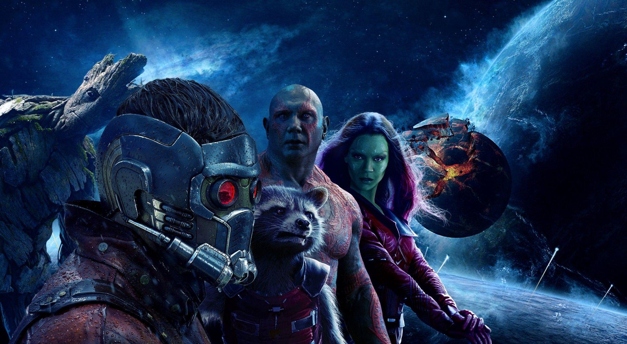 Download 2048x1125 Guardians Of The Galaxy Sci Fi, Groot