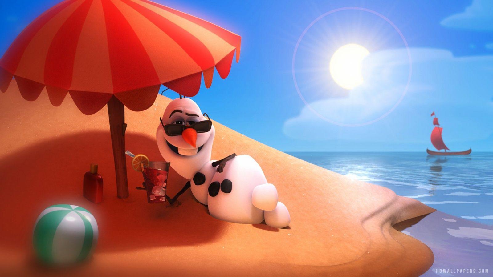 Disney Frozen Olaf HD Background for HTC One M9