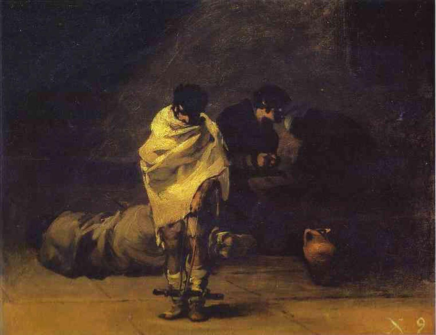 Prison Scene Goya Wallpaper Image
