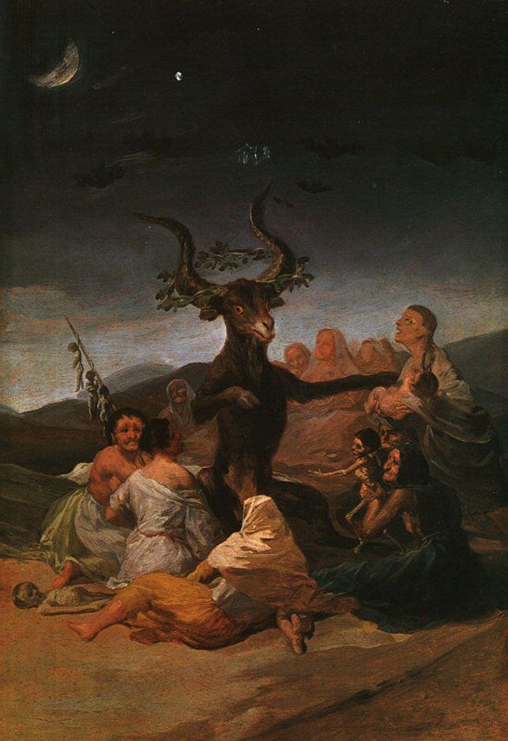 Witches Sabbath Goya Wallpaper Image