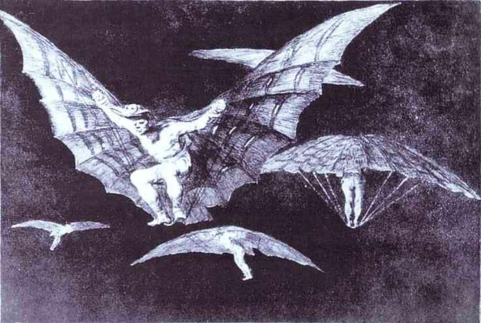 A Way To Fly From The Absurdities Goya Wallpaper Image