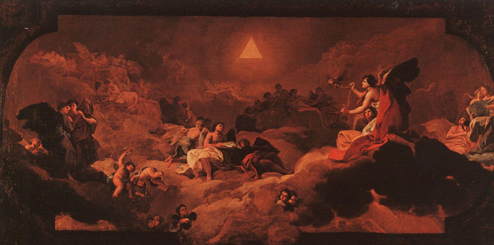 The Adoration Of The Name Of The Lord Goya Wallpaper Image