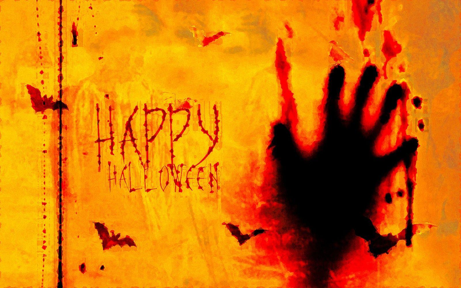 Scary Art Bat Halloween Wallpaper Wallpaper Themes