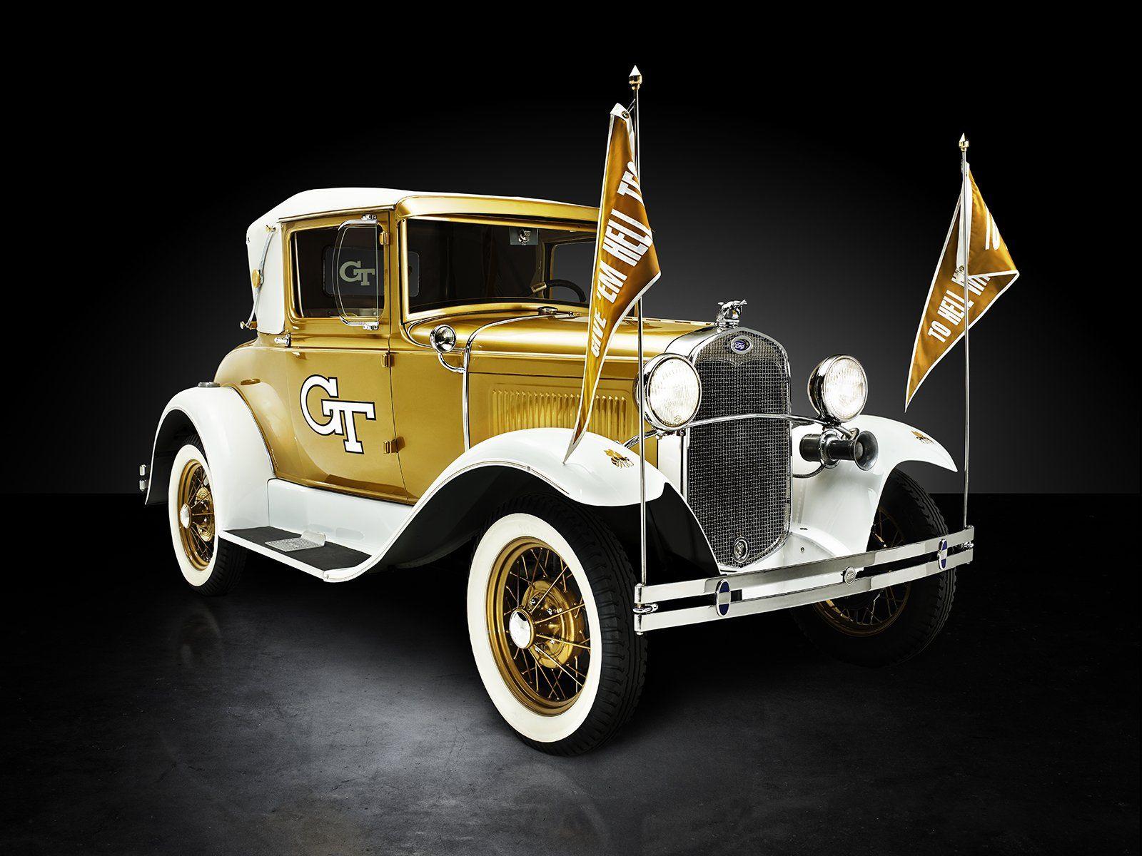 GEORGIA TECH Yellow Jackets college football retro ford wallpapers