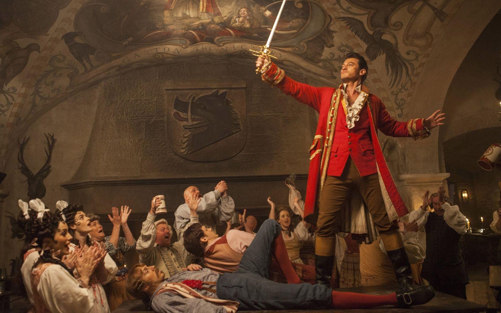 Luke Evans Gaston Beauty And The Beast Wallpaper