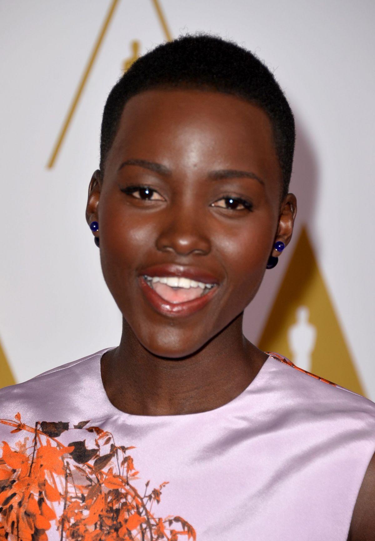 LUPITA NYONG'O at 2014 Academy Awards Nominees Luncheon in Beverly