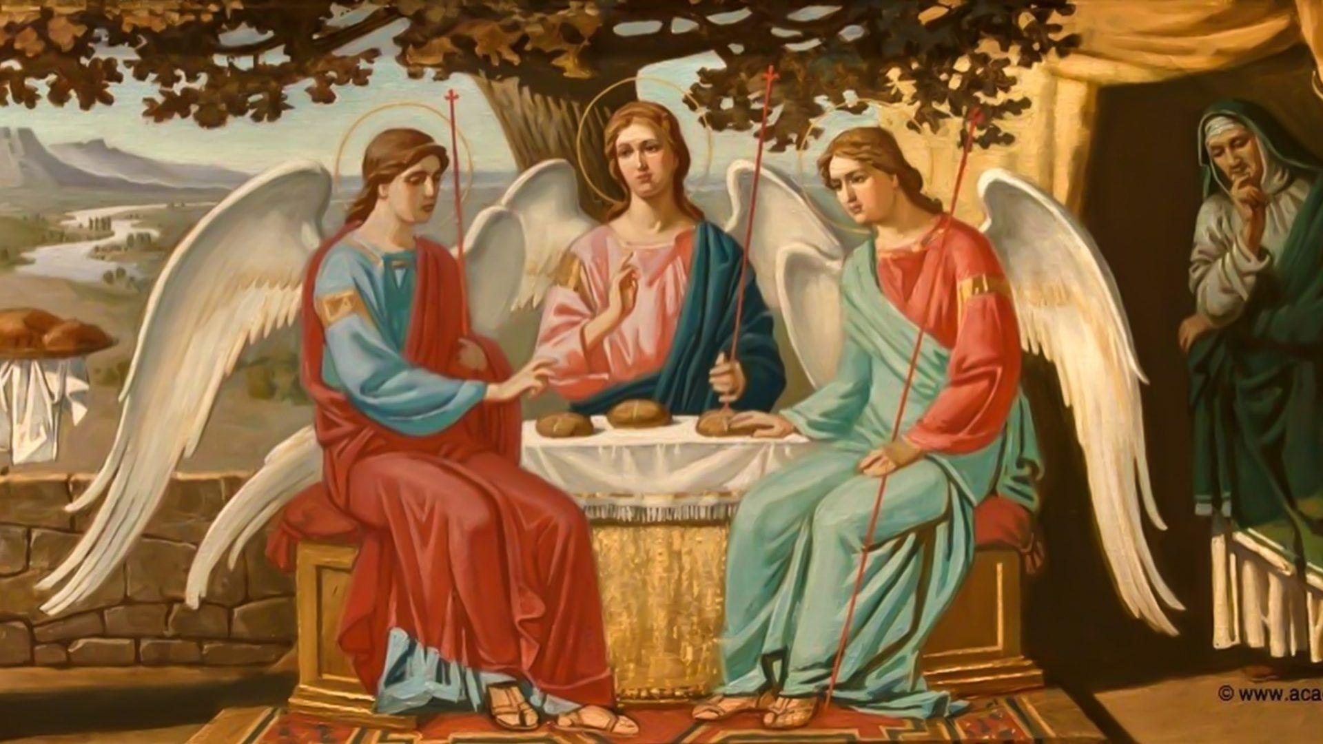 Religious: Hospitality Abraham Filoxenia Avraam Holy Trinity