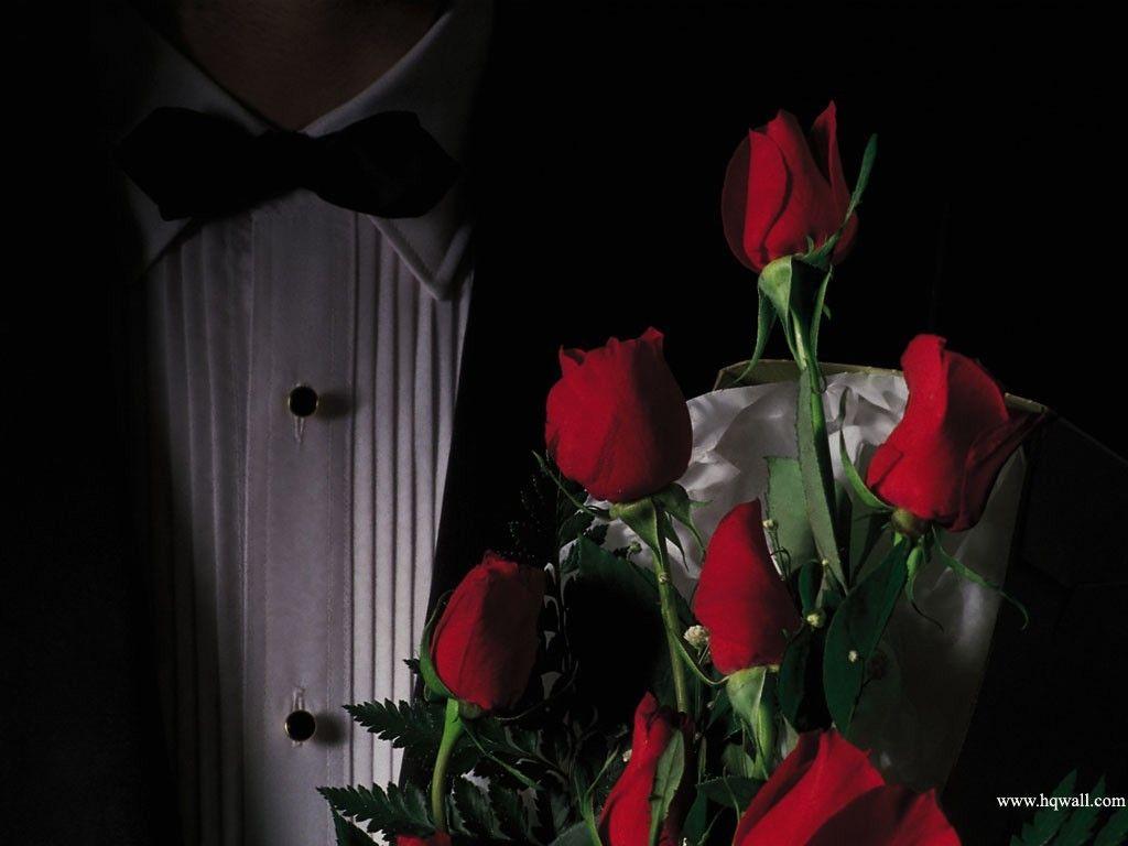Formal Tag wallpaper: Symbol Bouquet Tuxedo Formal Roses Tie