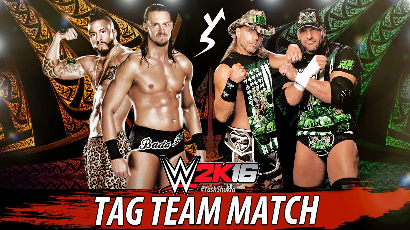 WWE 2K16 TEAM MATCH. Enzo Amore & Colin Cassady vs Shawn