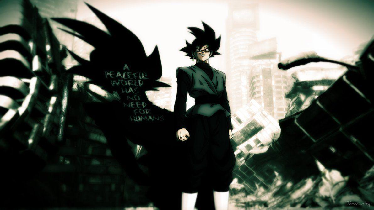 Black Goku Quote wallpaper