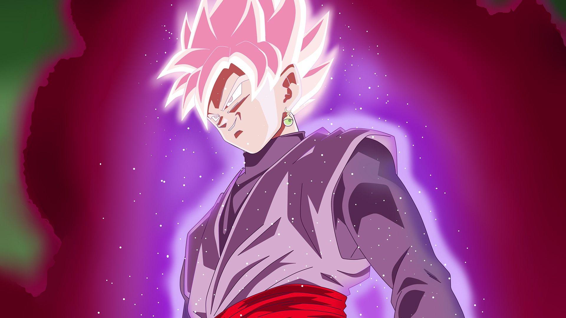 Goku Black Super Saiyan Rose Dragon. Wallpaper