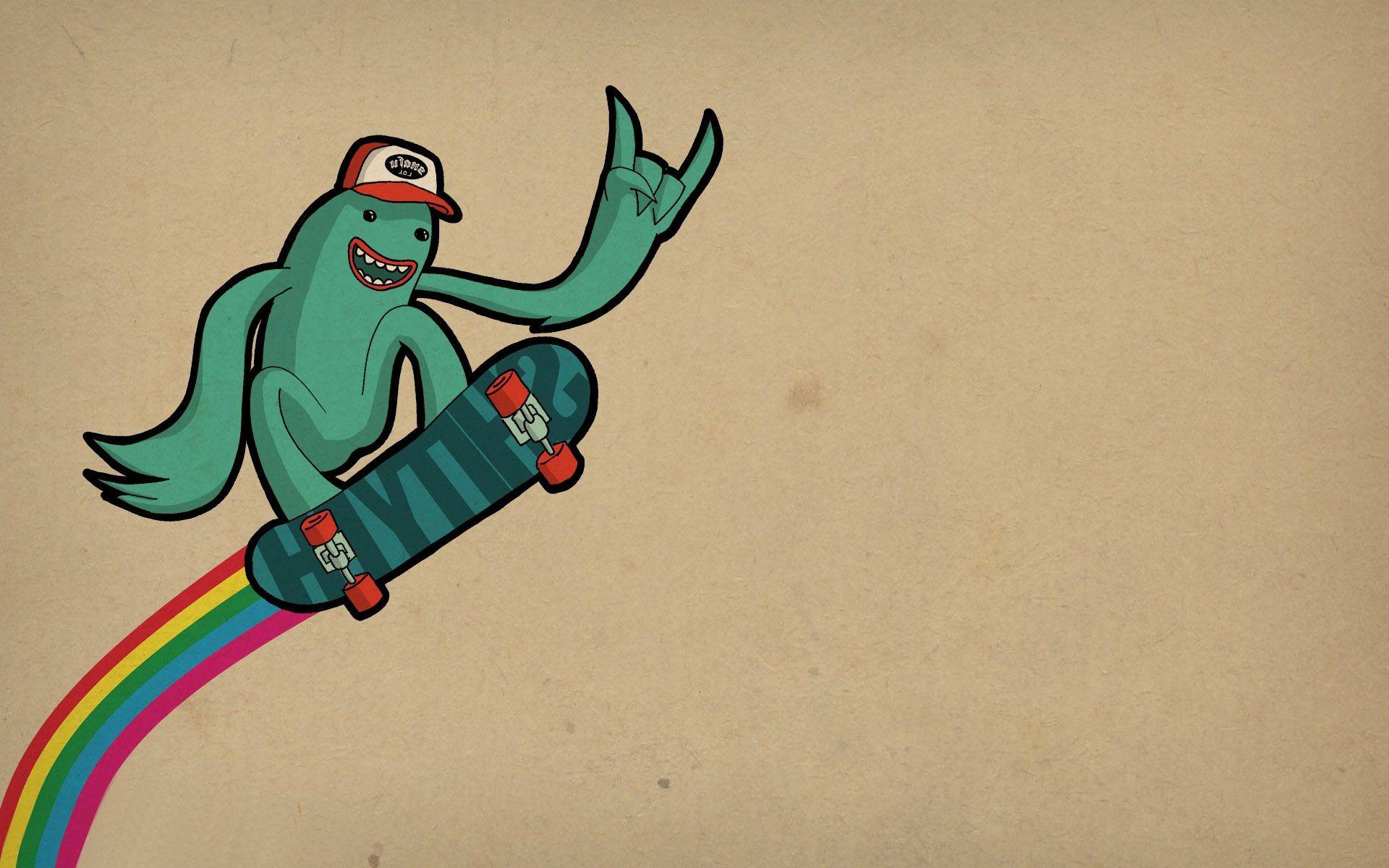 skateboarding frog background Wallpaper choose