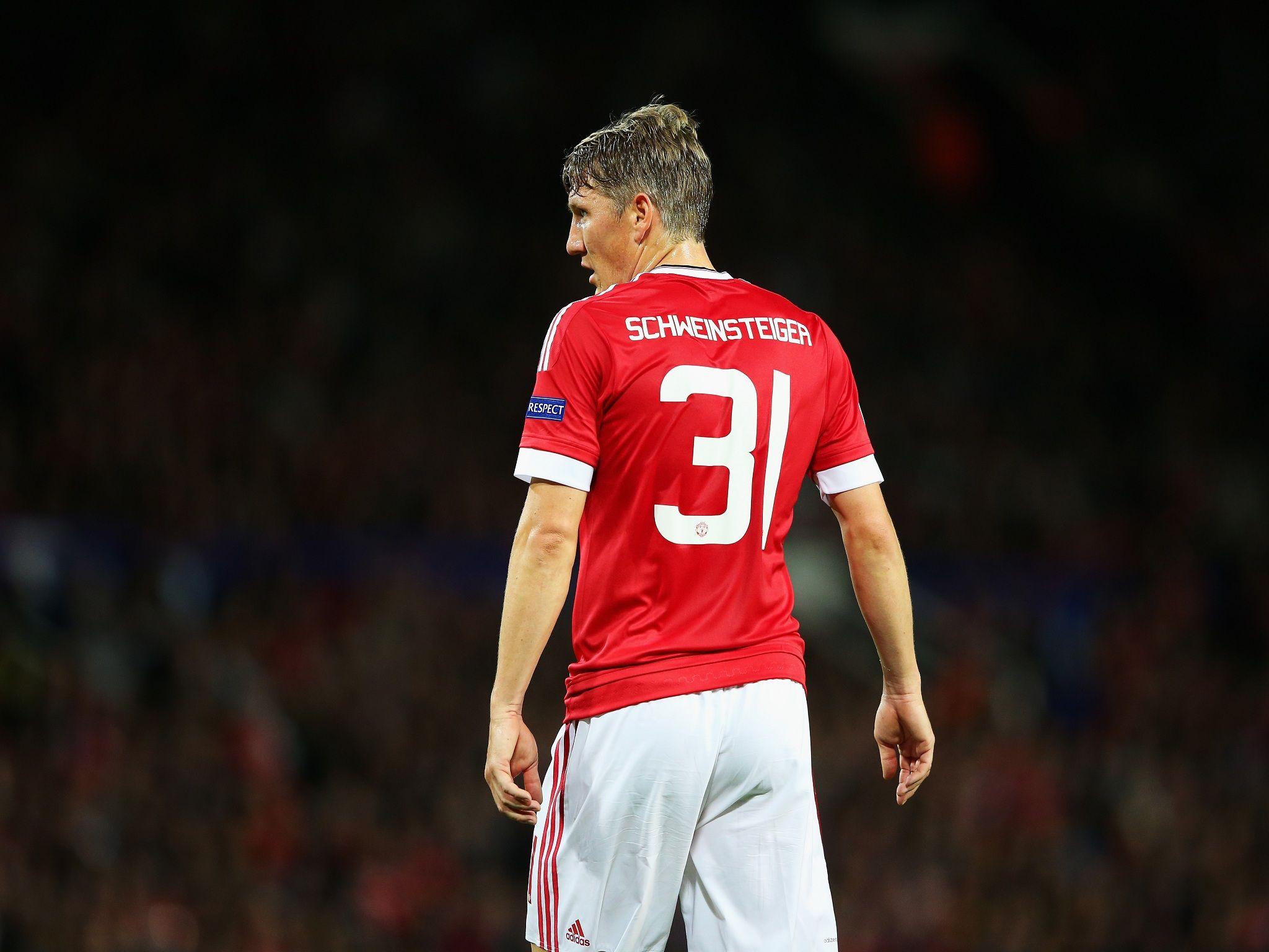 Manchester United midfielder Bastian Schweinsteiger employs former