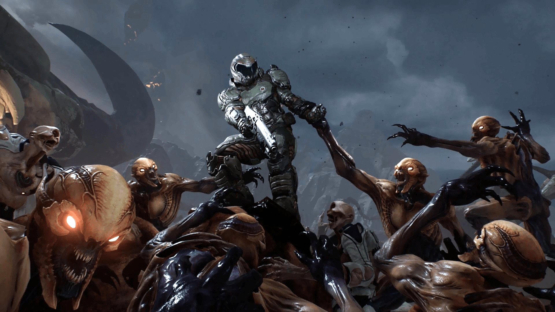 Doom (2016) Full HD Wallpaper and Background Imagex1080