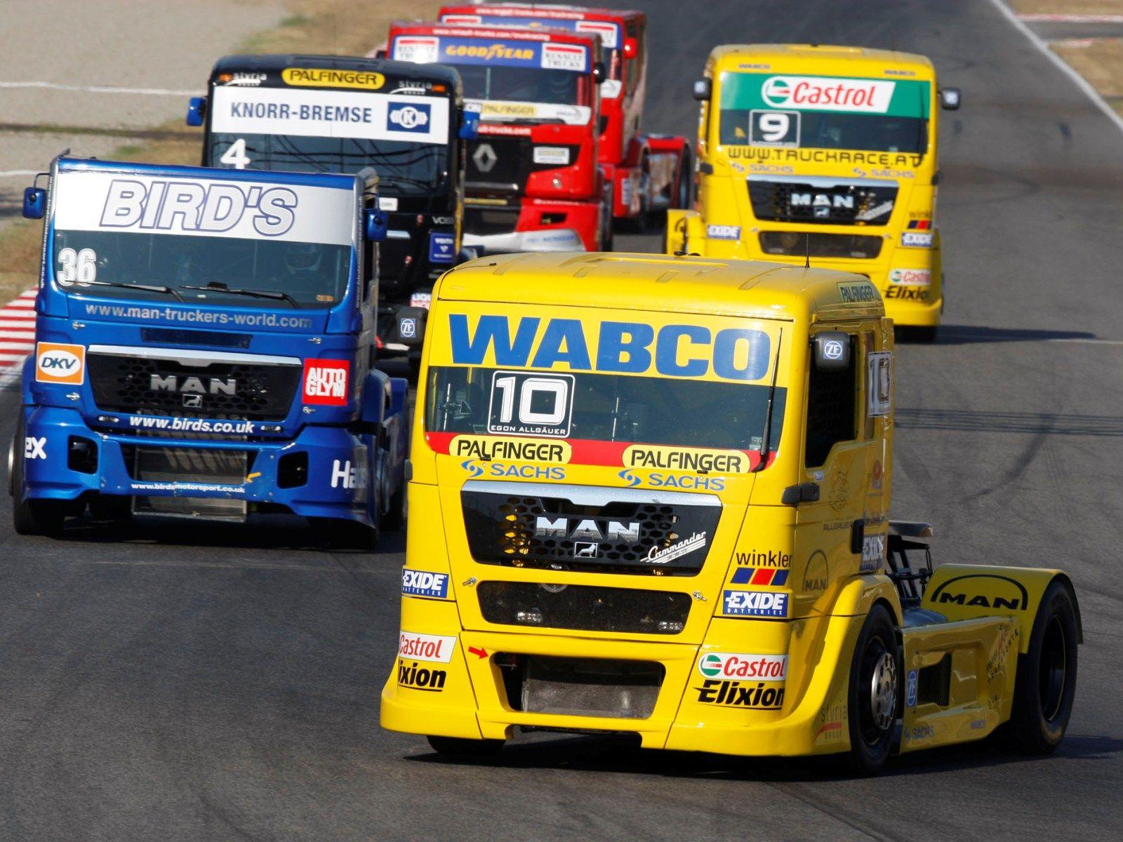 MAN TG Semi Tractor Truck Trucks Race Racing F Wallpaper