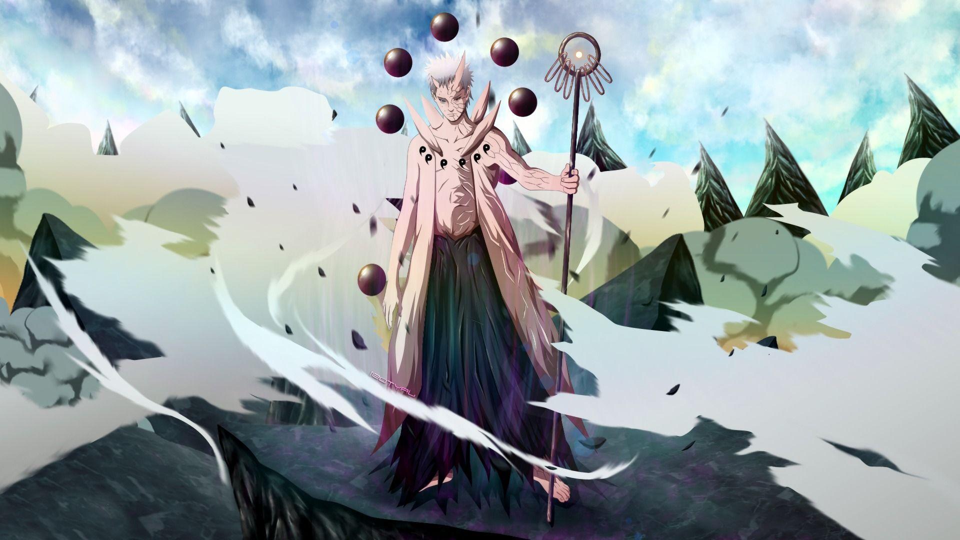 Obito Ten Tails free desktop background and wallpaper