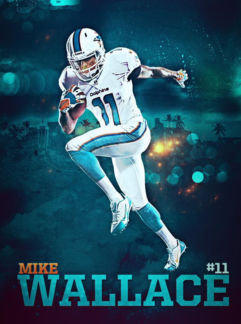 Mike Wallace Dolphins Wallpaper