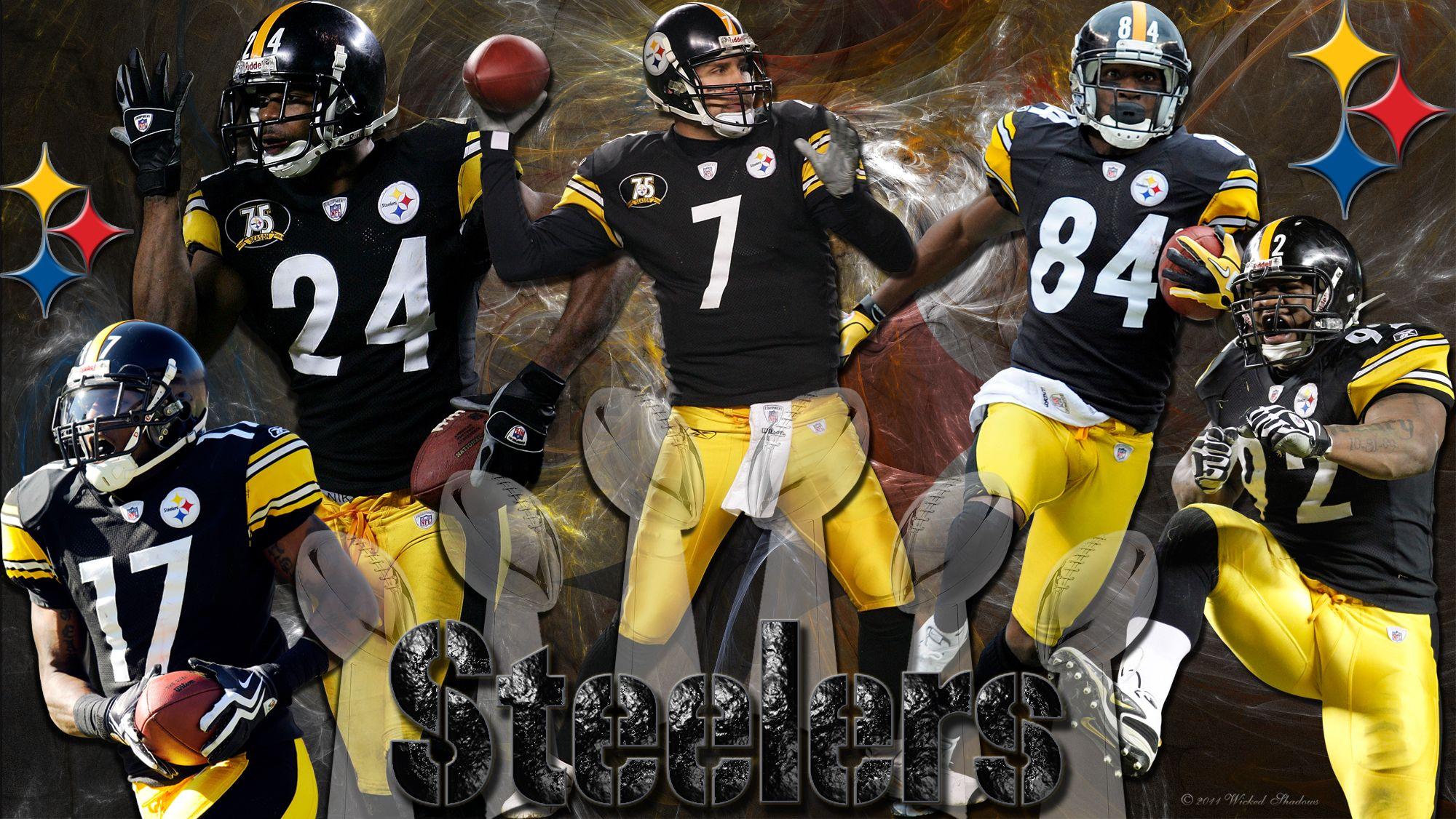 Wallpaper By Wicked Shadows: Pittsburgh Steelers Team Wallpaper